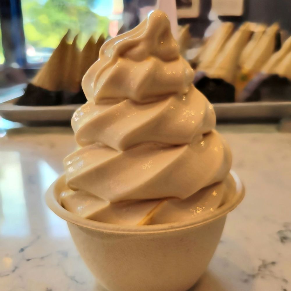 Bmore Licks - Amaretto soft serve ice cream in a cup. - Ice Cream & Frozen Yogurt Near Me - Baltimore, Maryland Bmore Licks - Amaretto soft serve ice cream in a cup. - Ice Cream & Frozen Yogurt Near Me - Baltimore, Maryland