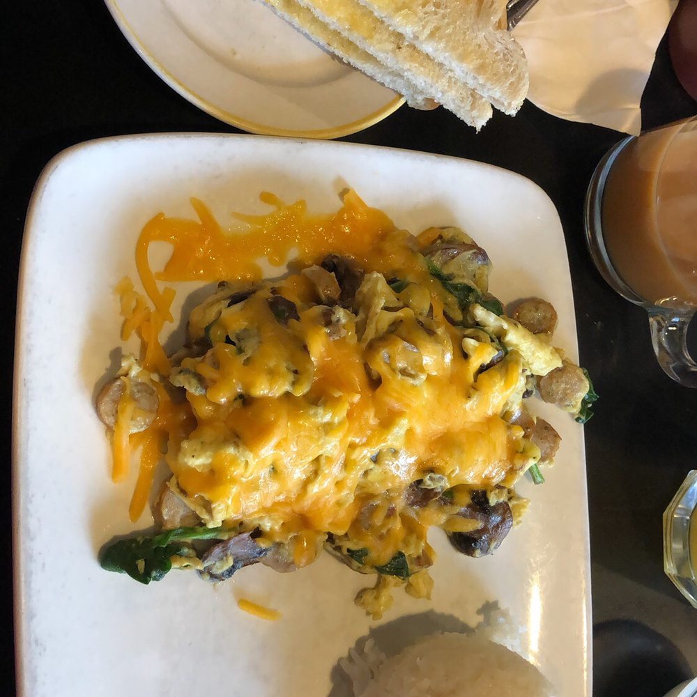 Break Your Fast - Joe's Scramble w/ sausage and cheddar - American Near Me - Union City, California Break Your Fast - Joe's Scramble w/ sausage and cheddar - American Near Me - Union City, California