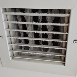 Marriott Crown Colony - Look at the dust in the vents in the room.