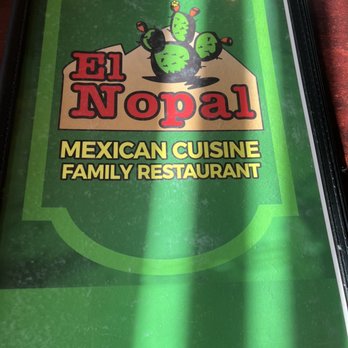 El Nopal - Menu front - Mexican Near Me - Simpsonville, Kentucky El Nopal - Menu front - Mexican Near Me - Simpsonville, Kentucky