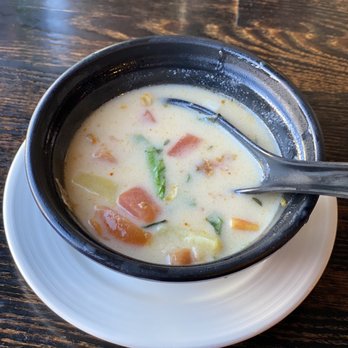 Le Soleil - Coconut veggie soup that comes with the lunch specials. - Vietnamese Near Me - San Francisco, California Le Soleil - Coconut veggie soup that comes with the lunch specials. - Vietnamese Near Me - San Francisco, California