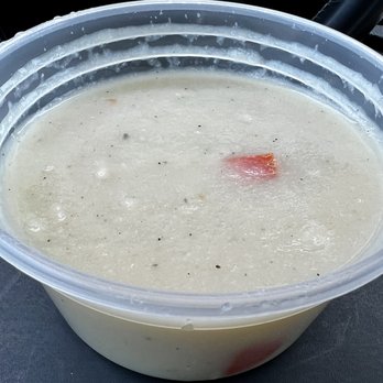 On the Bean - a bowl of soup on a table - Coffee & Tea Near Me - Aurora, Ontario