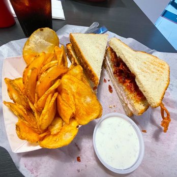 Jay's Delicatessen - Turkey club with Hot Chips - Delis Near Me - Greensboro, North Carolina