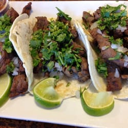 Asada (steak) tacos $14 for 4