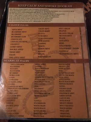 Menu photo 3 Kan Zaman Hookah Bars Plantation, FL Menu photo 3 Kan Zaman Hookah Bars Plantation, FL