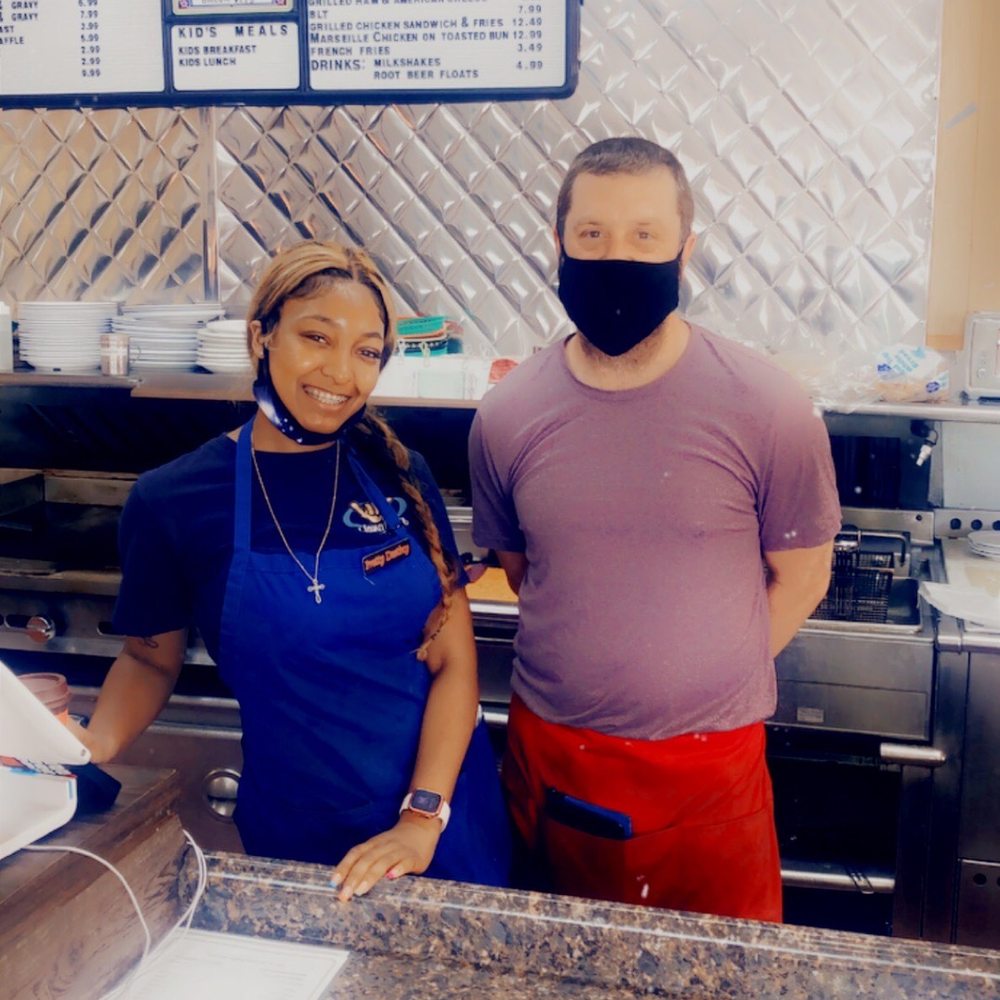Maggie's Restaurant - Destiny & Jeff keeping it chill and providing service with a smile. You could hear it and see the friendliness even through the mask. - Burgers Near Me - Vallejo, California Maggie's Restaurant - Destiny & Jeff keeping it chill and providing service with a smile. You could hear it and see the friendliness even through the mask. - Burgers Near Me - Vallejo, California