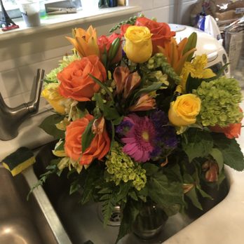 Sicola's Florist - Flowers kept safe in the sink from my children, haha. - Florists Near Me - Cypress, Texas