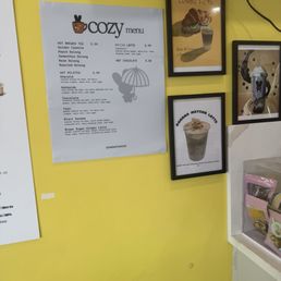 Cozy menu