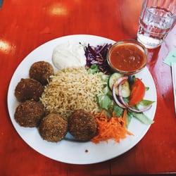 SöderManna Vegetarisk - Falafeltallrik.