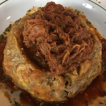 Las Palmas Cuban Restaurant - Shredded Beef Mofongo.... AMAZING - Cuban Near Me - Mount Dora, Florida