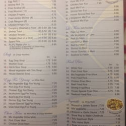 Pearl City Chinese Take Out - Menu