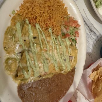 Chuy's - Creamy Green Chile Chicken Enchiladas - Mexican Near Me - Houston, Texas Chuy's - Creamy Green Chile Chicken Enchiladas - Mexican Near Me - Houston, Texas