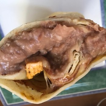 Los Tacos - Kids' bean and cheese burrito (with a tiny piece of chicken thrown in). It's a big burrito and not bad at all. - Tacos Near Me - Encinitas, California Los Tacos - Kids' bean and cheese burrito (with a tiny piece of chicken thrown in). It's a big burrito and not bad at all. - Tacos Near Me - Encinitas, California