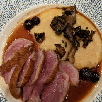 Copper Vine Inn - seared duck breast & pickled blueberries - Wine Bars Near Me - New Orleans, Louisiana