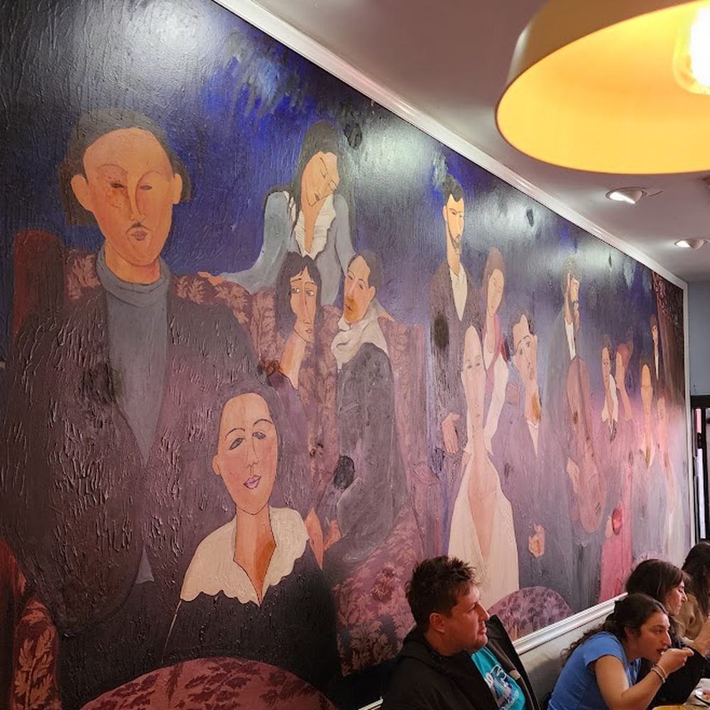Effy's Cafe - Inside wall mural. - Cafes Near Me - New York, New York Effy's Cafe - Inside wall mural. - Cafes Near Me - New York, New York