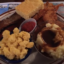 Mama's Smokin' BBQ - Brisket and shrimp mmmmm mmmm good