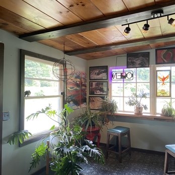 Cardinal Coffee - the interior of a coffeehouse - Coffee & Tea Near Me - Bryson City, North Carolina