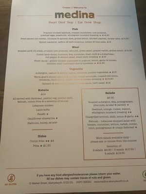 Menu photo 4 Medina Bow Street, CGN