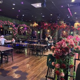 Over-the-top fake flowers