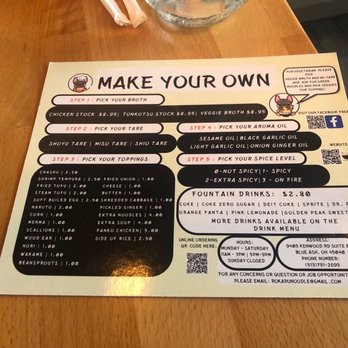 Rokaru Ramen - Menu - Noodles Near Me - Blue Ash, Ohio