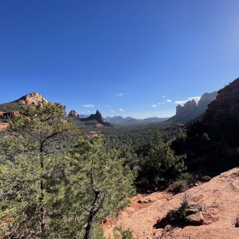 Soldier Pass Trail - The view back out after coming out of the canyon/pass - Hiking Near Me - Sedona, Arizona Soldier Pass Trail - The view back out after coming out of the canyon/pass - Hiking Near Me - Sedona, Arizona