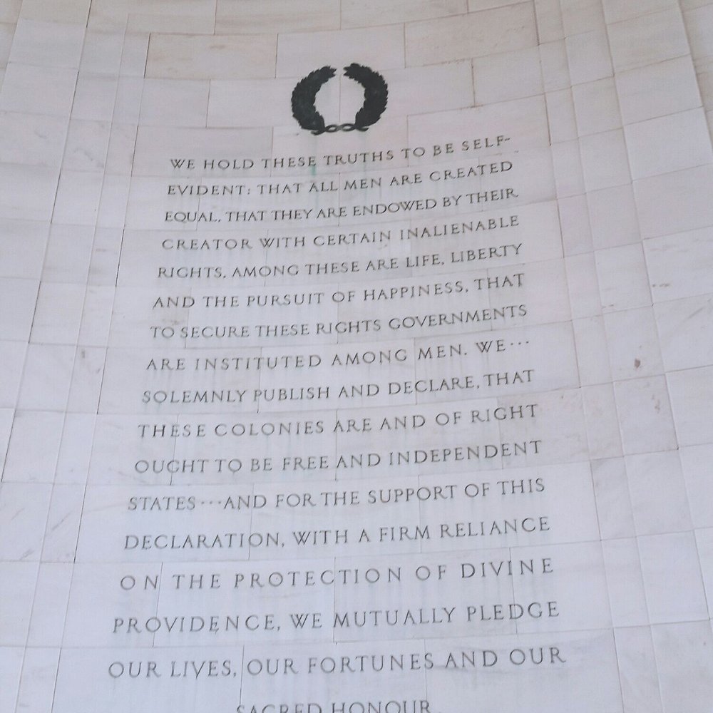 Jefferson Memorial - Wise words from our 3rd prez. "ALL men are created equal." All of 'em. - Landmarks & Historical Buildings Near Me - Washington, DC, District of Columbia
