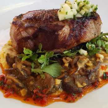 Farm & Table - Pork Chop - really chewy - New American Near Me - Albuquerque, New Mexico