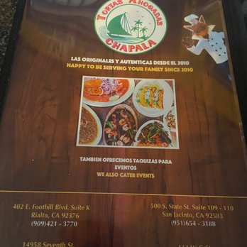 Tortas Ahogadas Chapala - The front menu - Mexican Near Me - Victorville, California Tortas Ahogadas Chapala - The front menu - Mexican Near Me - Victorville, California