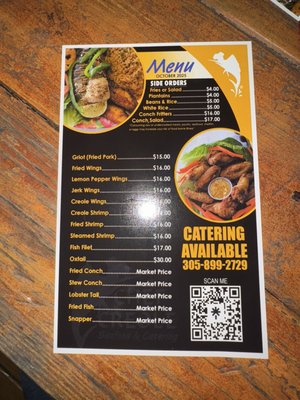 Menu photo 3 Chef Creole Seasoned Kitchen Miami, FL