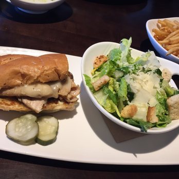 Yard House - You cant see them but there were a ton of jalapeños in this turkey melt lunch combo. - Vegetarian Near Me - Burbank, California