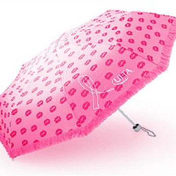 Ulta Beauty - Look what I got! I don't like rain but at least I will be stylin'! This is what $10 donation to breast cancer research gets you - Cosmetics & Beauty Supply Near Me - Beaverton, Oregon Ulta Beauty - Look what I got! I don't like rain but at least I will be stylin'! This is what $10 donation to breast cancer research gets you - Cosmetics & Beauty Supply Near Me - Beaverton, Oregon
