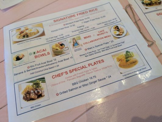 Menu photo 7 Cafe Morey's Honolulu, HI