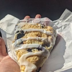 Blueberry lemon scone