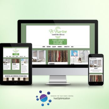 hasOptimization - Responsive web design for B Burton Custom Decor - Web Design Near Me - Canterbury, New Hampshire