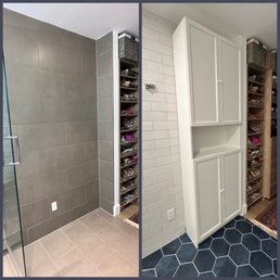 Vadim put together & installed this IKEA unit in record time!