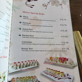 Sushi Matsu - 1 Roll menu page - Sushi Bars Near Me - El Cerrito, California Sushi Matsu - 1 Roll menu page - Sushi Bars Near Me - El Cerrito, California