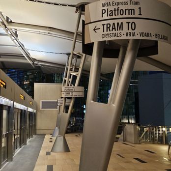 ARIA Express - Going from Aria to Bellagio - Trains Near Me - Las Vegas, Nevada