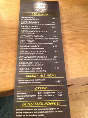 Menu photo 3 1885 Die Burger Bremem Bremen, HB