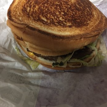 Jack in the Box - That's the grill cheese stack with burger, pretty small and really dry - Burgers Near Me - Seattle, Washington