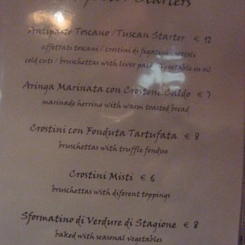 Trattoria Giovanni - Menu - Tuscan Near Me - Florence, FI Trattoria Giovanni - Menu - Tuscan Near Me - Florence, FI