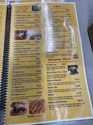 Menu photo 7 Taqueria El Molcajete Eldersburg, MD