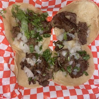 Tacos California - One tacos has large chunks of skirt steak style meat. Cilantro in consistent.this seems like a feeble attempt to make Mexican tacos. - Tacos Near Me - Fresno, California Tacos California - One tacos has large chunks of skirt steak style meat. Cilantro in consistent.this seems like a feeble attempt to make Mexican tacos. - Tacos Near Me - Fresno, California