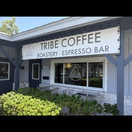 Exterior outside entrance of Tribe Coffee Vero Beach - Vero Beach, Florida Exterior outside entrance of Tribe Coffee Vero Beach - Vero Beach, Florida