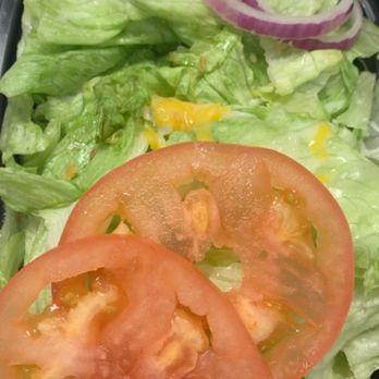 Carl's Jr - What's supposed to be a crispy chicken salad - Fast Food Near Me - Orange, California