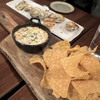 Sea Level NC - Appetizer's : oysters and crab dip - Seafood Near Me - Charlotte, North Carolina