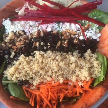 Active Culture - Heavens blend salad (added quinoa) - Vegetarian Near Me - San Clemente, California