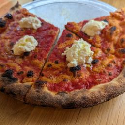 Stracciatella pizza Stracciatella pizza