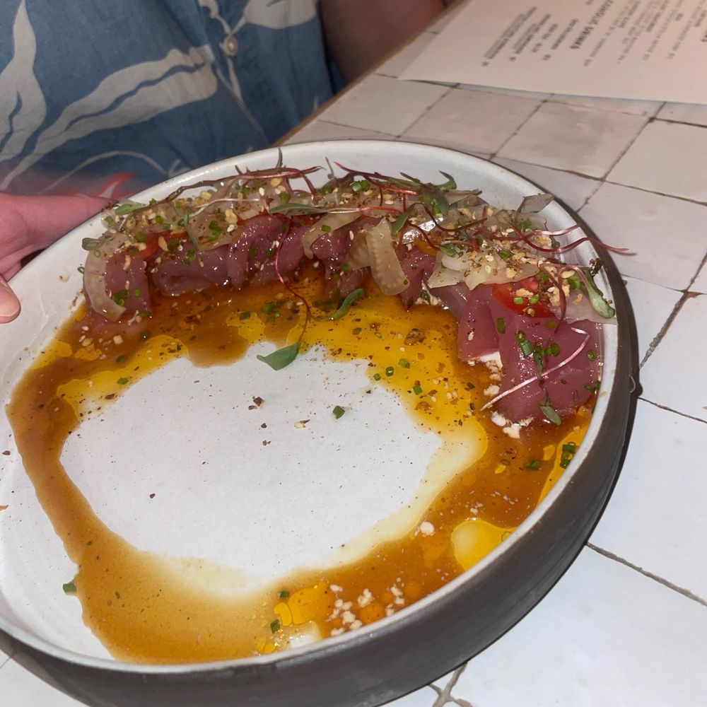 Vestal Restaurant - Tuna Crudo - Cocktail Bars Near Me - Lafayette, Louisiana