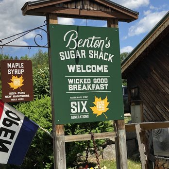 Benton's Sugar Shack - Outside - Breakfast & Brunch Near Me - Thornton, New Hampshire Benton's Sugar Shack - Outside - Breakfast & Brunch Near Me - Thornton, New Hampshire