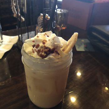 Bosscat Kitchen & Libations - Drink of the month: Banana Bacon Nog is really good!!! - New American Near Me - Houston, Texas Bosscat Kitchen & Libations - Drink of the month: Banana Bacon Nog is really good!!! - New American Near Me - Houston, Texas
